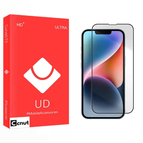 محافظ صفحه نمایش شیشه ای کوکونات مدل UD مناسب برای گوشی موبایل اپل iPhone 14