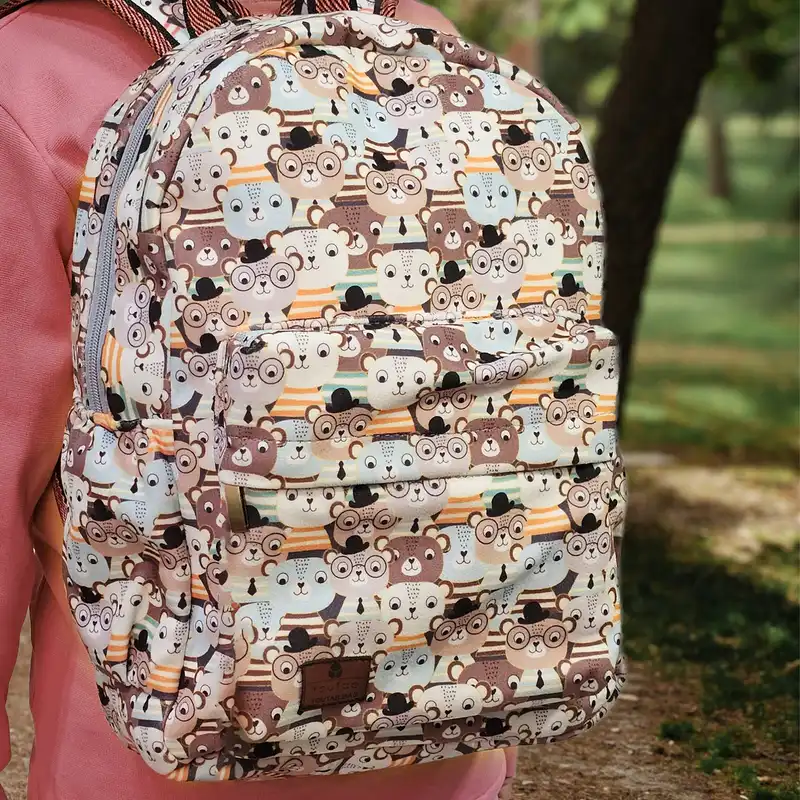 کوله پشتی بچگانه مدل مخمل فانتزی K-16