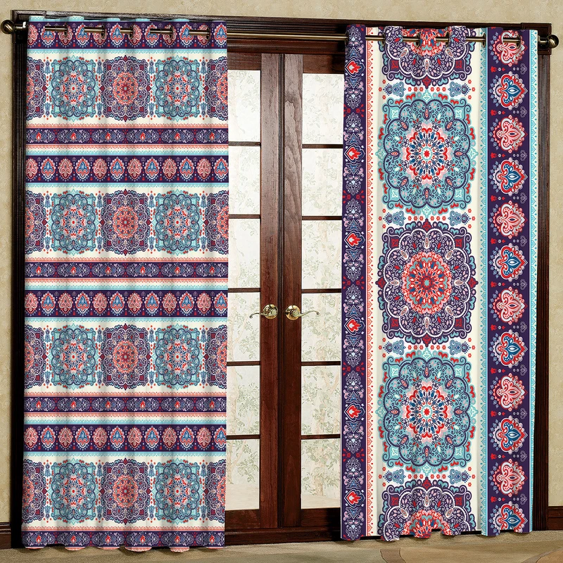 پرده مدل مخمل پانچی کد 126Laسایز 140x280 سانتی متر