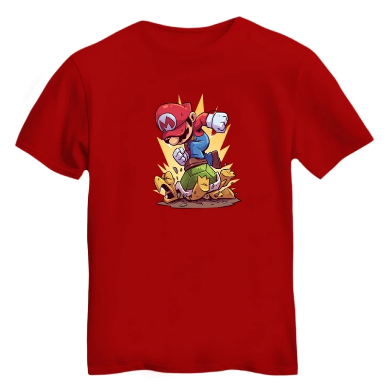 تی شرت آستین کوتاه زنانه مدل ماریو کد ۱