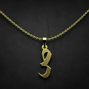 گردنبند طلا 18 عیار زنانه مدوپد مدل حرف ص کد I3-1-1177