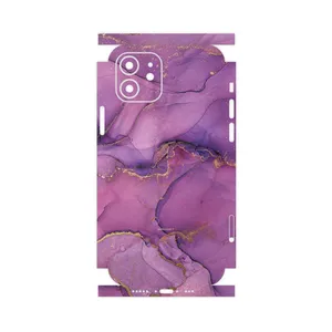 MAHOOT Purple Marble-FullSkin Cover Sticker for Apple iPhone 12