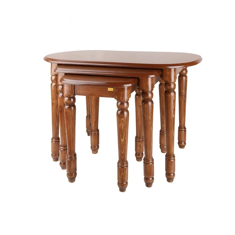 میز پذیرایی مستطیل مدل 601 مجموعه سه عددی