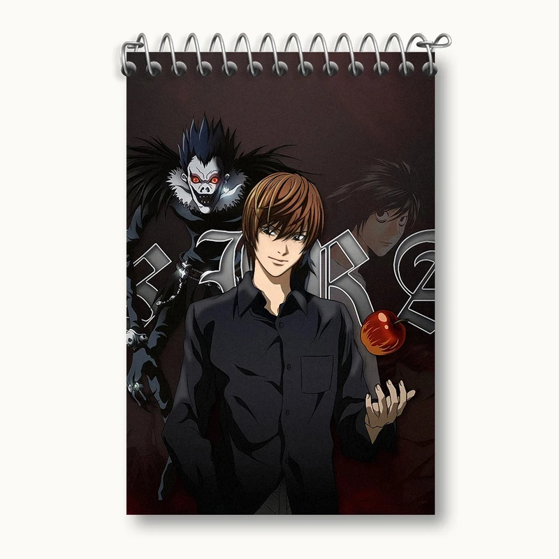 دفتر یادداشت 50 برگ خندالو مدل انیمه دفترچه مرگ (Death Note) کد F799