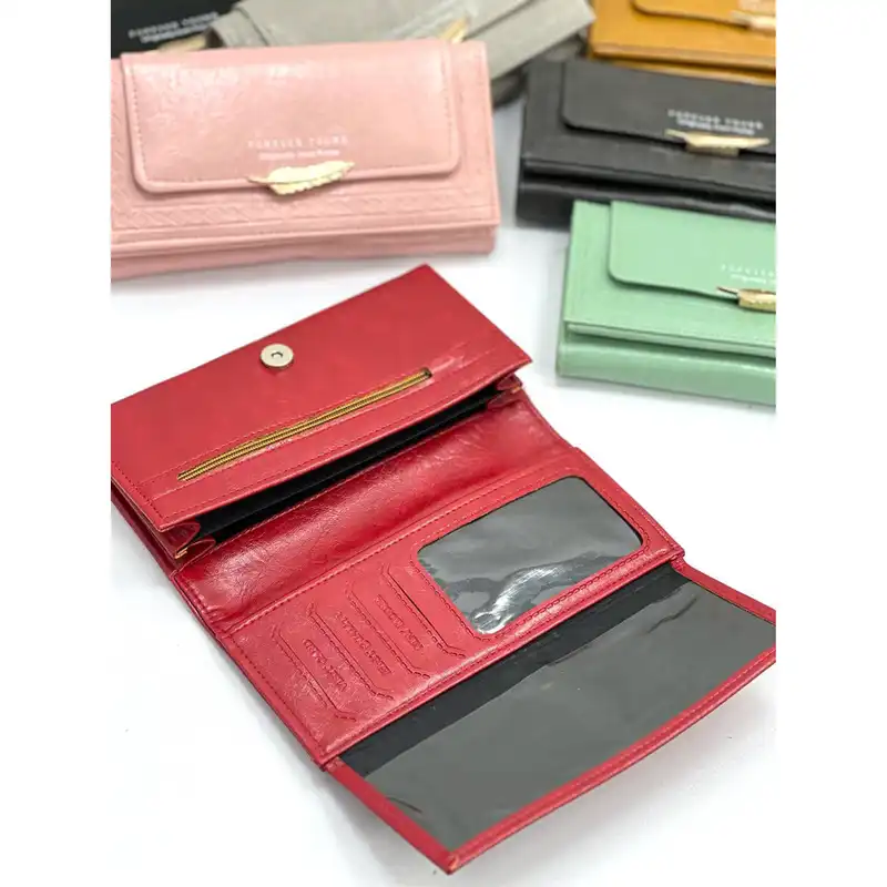 کیف پول زنانه مدل برگ KZD55-90