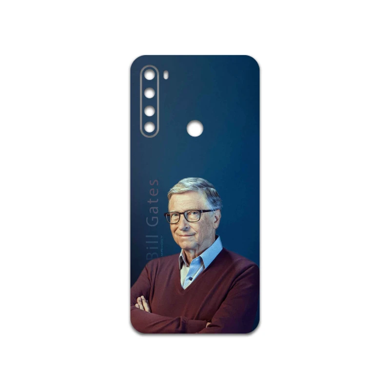 برچسب پوششی ماهوت مدل Bill-Gates مناسب برای گوشی موبایل شیائومی Redmi Note 8 2021