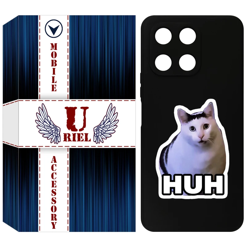 کاور یوریل مدل KSH کد 85 طرح HUH مناسب برای گوشی موبایل آنر X6A / X6A Plus