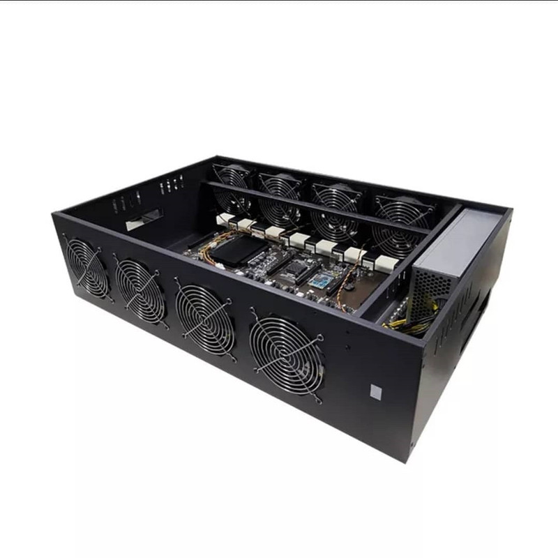 کیس ریگ کارت گرافیک مدل 8gpu 1