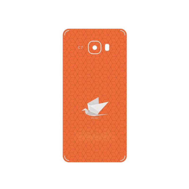 برچسب پوششی ماهوت مدل Minimalist origami bird مناسب برای گوشی موبایل سامسونگ Galaxy C7