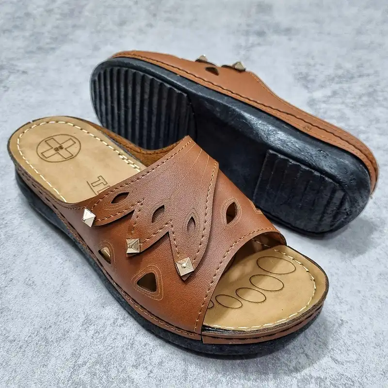 دمپایی زنانه مدل barg asl طبی