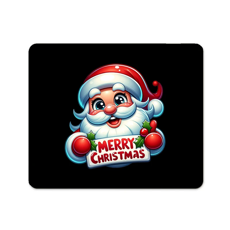 ماوس پد پاد آفرین مدل کریسمس طرح بابانوئل کد P805 سایز 19*24 سانتی متر