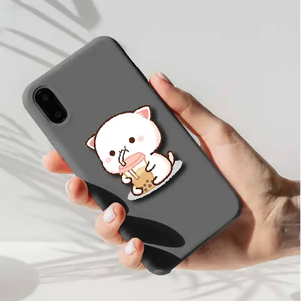 استیکر لپتاپ طرح گربه کد 2