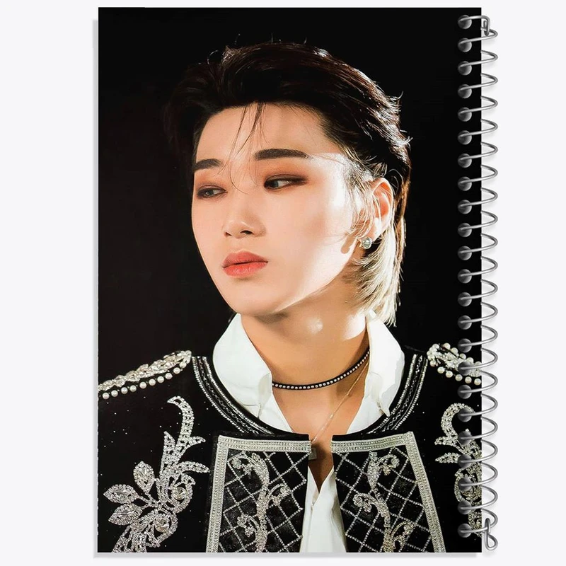 دفتر مشق 50 برگ خندالو مدل سان گروه ایتیز ATEEZ کد 21270