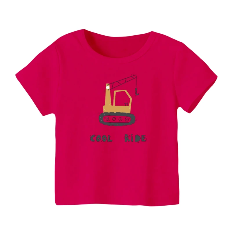 تی شرت آستین کوتاه بچگانه مدل ماشین کد ۹