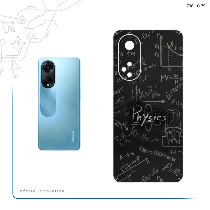 برچسب پوششی ماهوت مدل Physics Science مناسب برای گوشی موبایل اپو A98