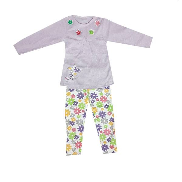 ست تونیک و شلوار دخترانه مدل 20214