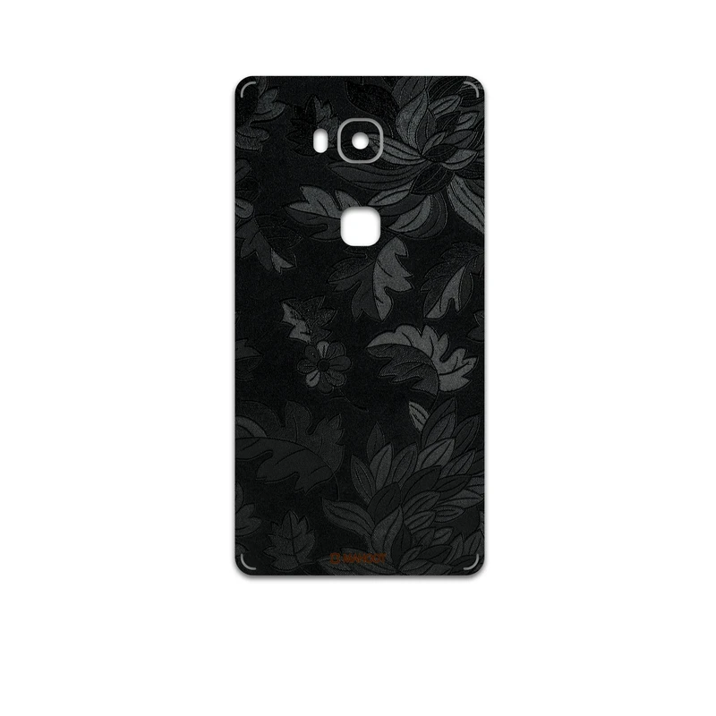 برچسب پوششی ماهوت مدل Black-Wildflower مناسب برای گوشی موبایل آنر 5X