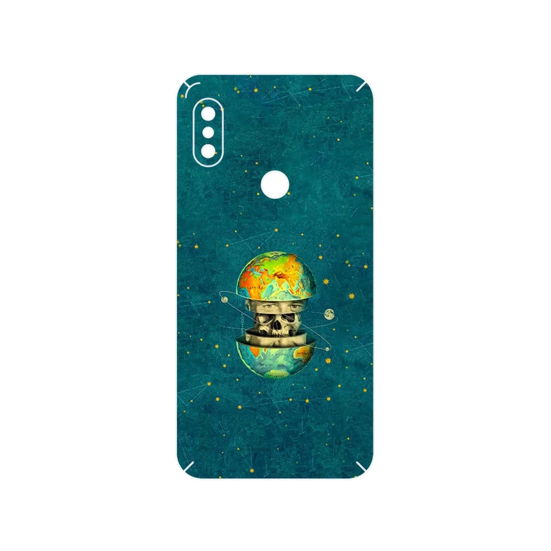 برچسب پوششی ماهوت مدل Collage of Earth Face مناسب برای گوشی موبایل شیائومی Redmi Note 6 Pro