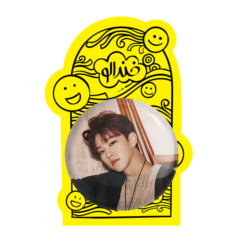 آینه جیبی خندالو طرح هوشی گروه سونتین Seventeen مدل تاشو کد 21531