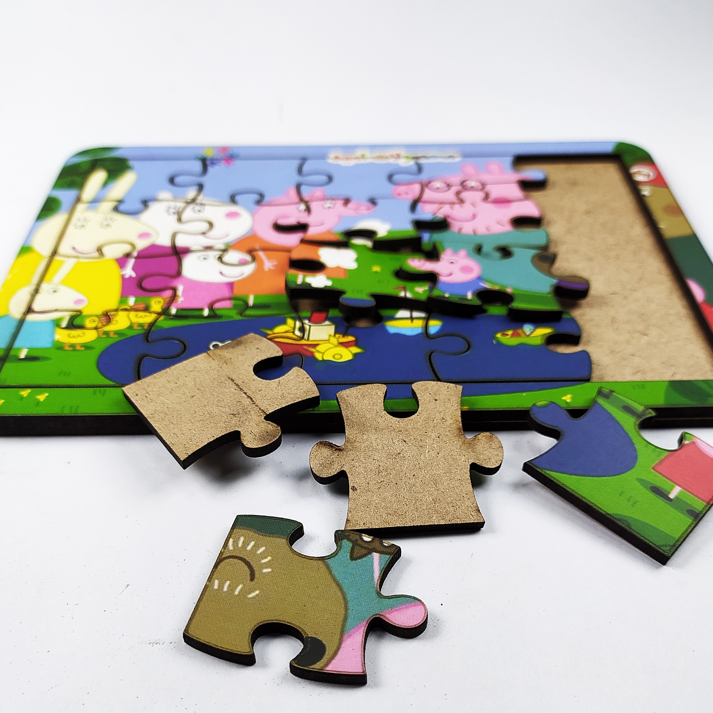 پازل 20 تکه محصولات امید مدل پپا پیگ کد MO139