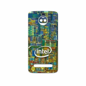 MAHOOT Intel Brand Cover Sticker for Motorola Moto Z2 Force