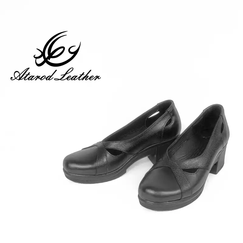 کفش زنانه چرم عطارد مدل چرم طبیعی کد SH230