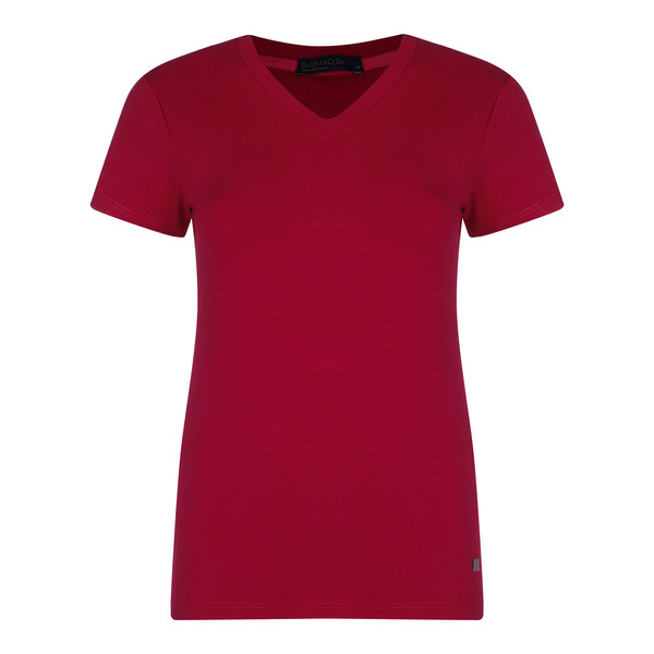 تی شرت آستین کوتاه زنانه برنس مدل تارا-72 رنگ قرمز