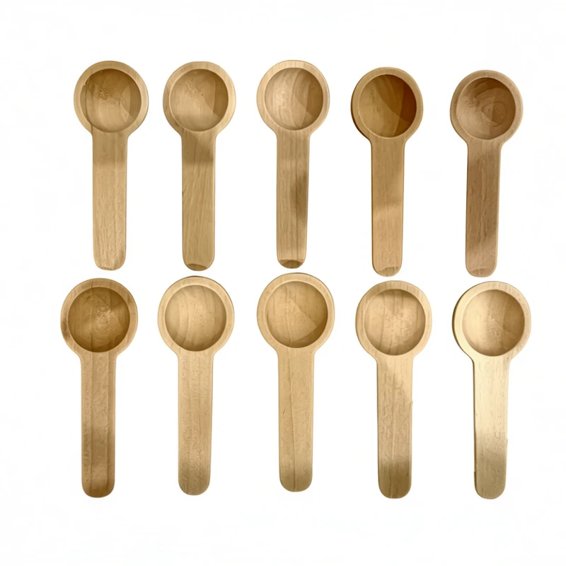 قاشق ادویه مدل بامبو کد 1001 بسته 10 عددی