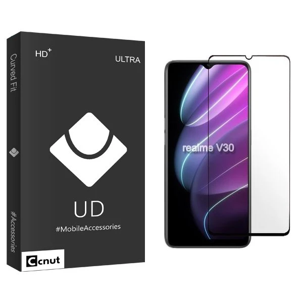 محافظ صفحه نمایش شیشه ای کوکونات مدل UDB مناسب برای گوشی موبایل ریلمی V30