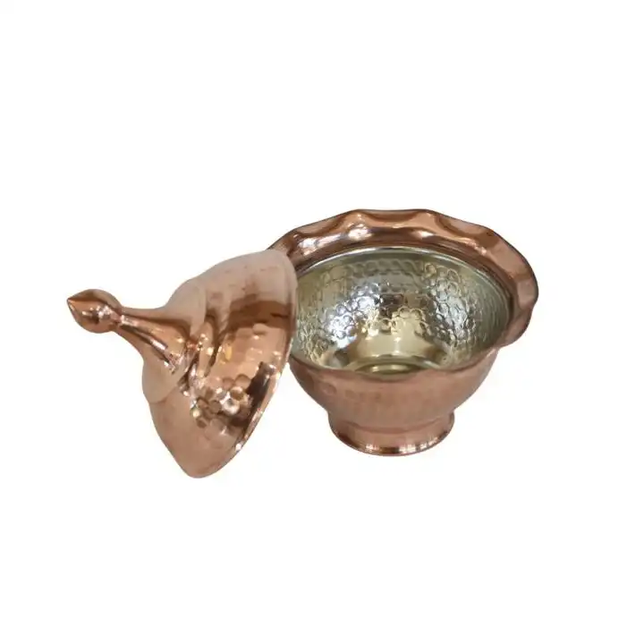 قندان مسی مدل لبه دالبر کد ma517