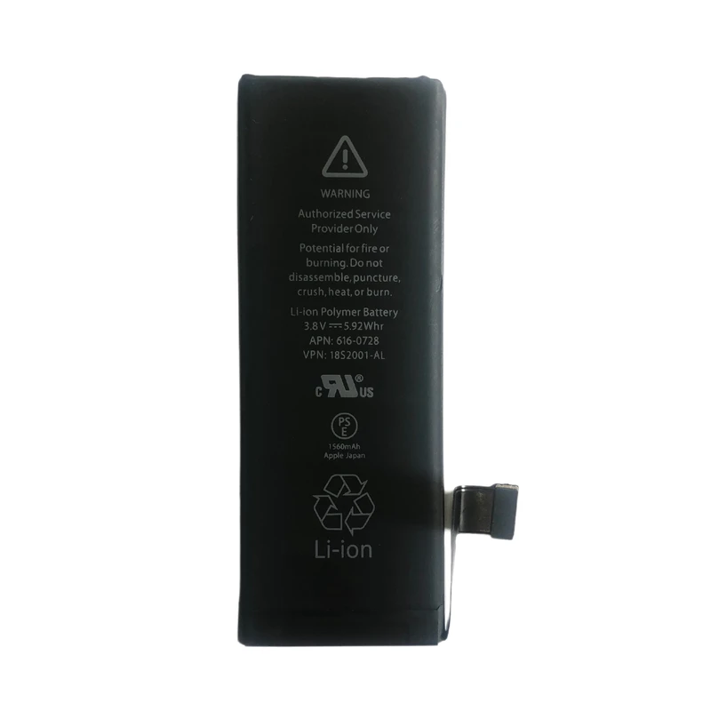 باتری موبایل مدل APN-IP5S ظرفیت 1560 میلی امپر ساعت مناسب برای گوشی موبایل اپل iphone 5S