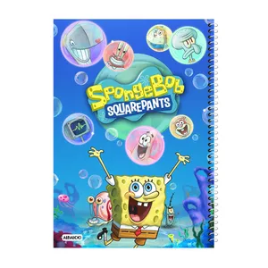 دفتر نقاشی 50 برگ آلبالو طرح انیمیشن باب اسفنجی کد 2183