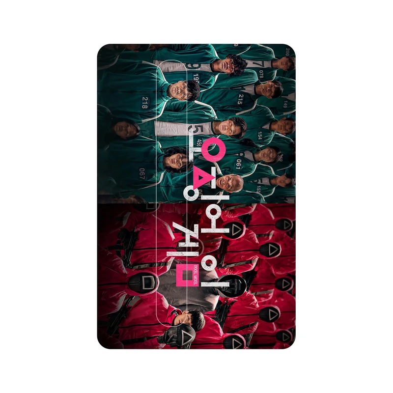 استیکر کارت پیکسل میکسل مدل سریال squid game بازی مرکب کد 3