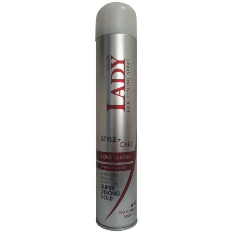 اسپری حالت دهنده مو لیدی مدل Super Strong حجم 500 میلی لیتر اسپری حالت دهنده مو لیدی مدل Super Strong حجم 500 میلی لیتر