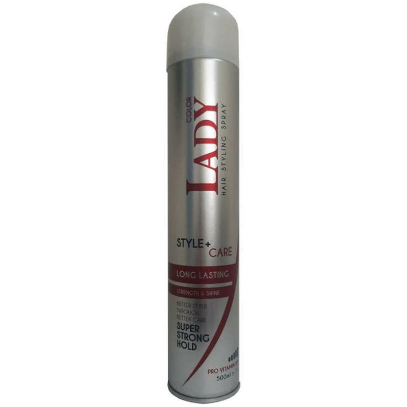 اسپری حالت دهنده مو لیدی مدل Super Strong حجم 500 میلی لیتر اسپری حالت دهنده مو لیدی مدل Super Strong حجم 500 میلی لیتر