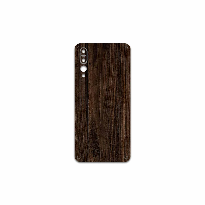 برچسب پوششی ماهوت مدل Dark Walnut Wood مناسب برای گوشی موبایل هوآوی P20 Pro