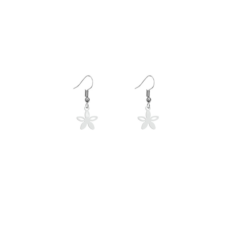 گوشواره زنانه هایکا طرح گلبرگ مدل ha-163