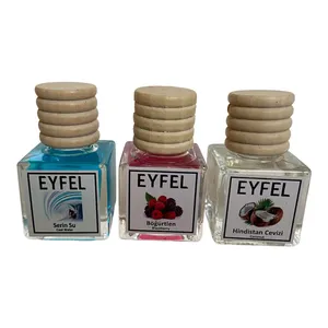 خوشبوکننده هوا خودرو ایفل مدل شاتوت و نارگیل و کول واتر کد Blackberry-Coconut-Cool Water حجم 10 میلی‌ لیتر بسته 3 عددی