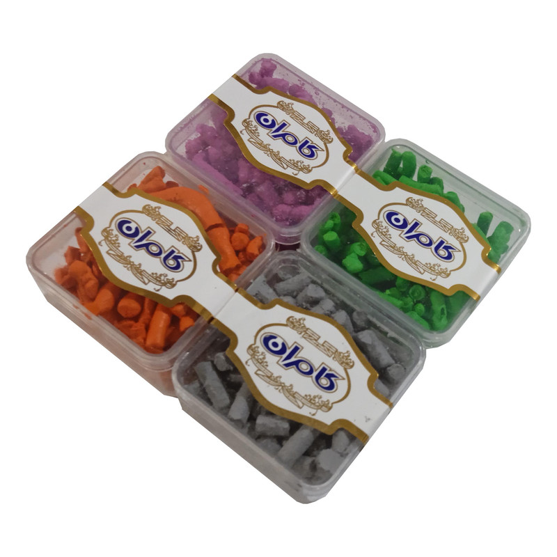 رنگ تزيين شمع كامران مدل h14 بسته 4 عددي