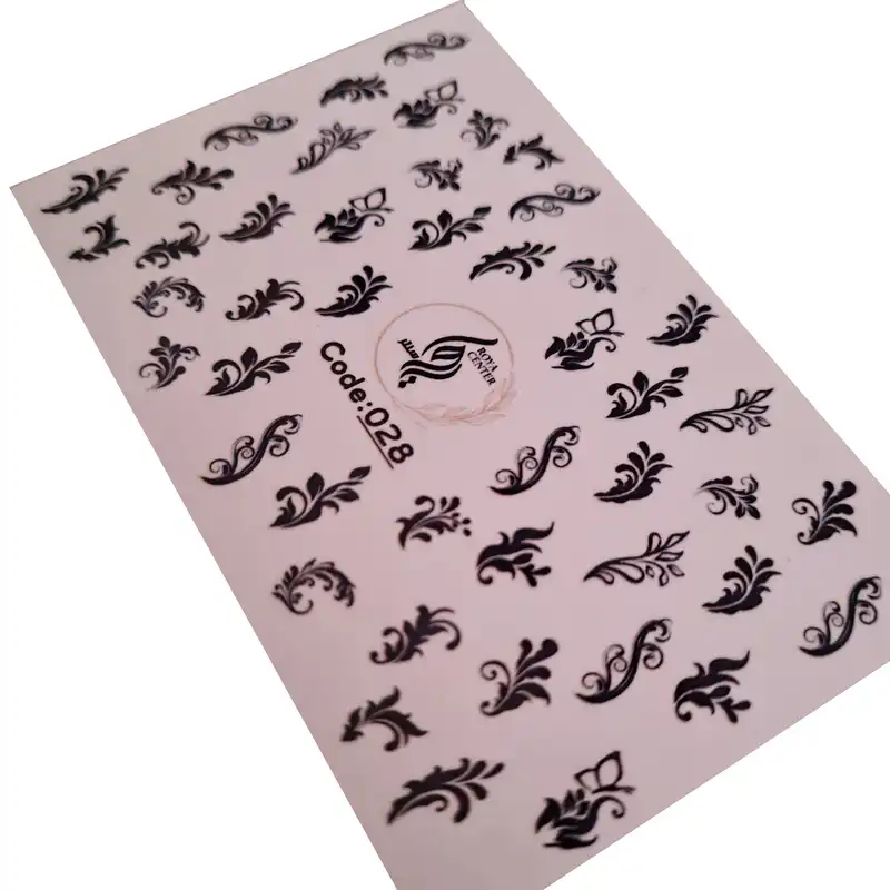 برچسب لنز ناخن رویاسنتر مدل 028