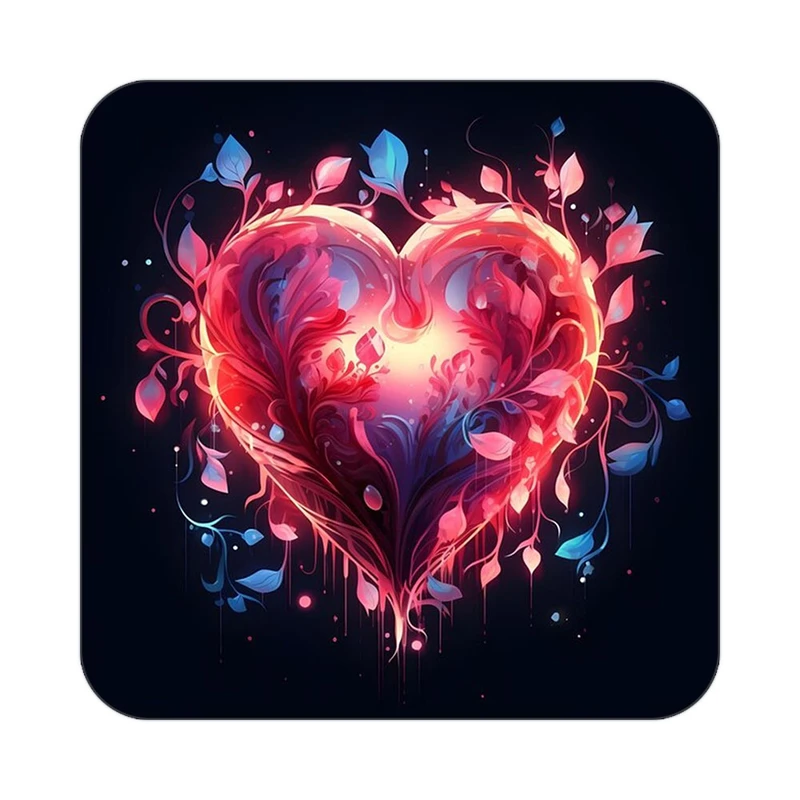 زیر لیوانی کاکتی مدل عاشقانه کد mp10973