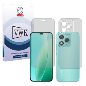 VWK Tough model matte screen protector suitable for Honor 400 Lite mobile phone along with the back protector