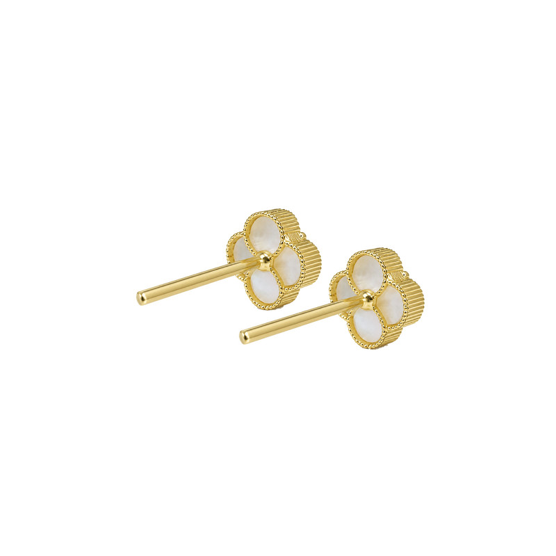گوشواره طلا زنانه ۱۸ عیار طلا جواهر مان گالری مدل ونکلیف کد EA01-0039300