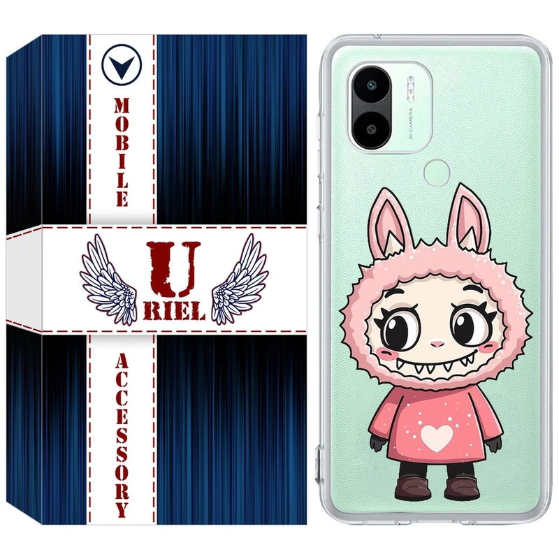 کاور یوریل مدل Clear کد 139 طرح لبوبو مناسب برای گوشی موبایل شیائومی Redmi A1 Plus / A2 Plus