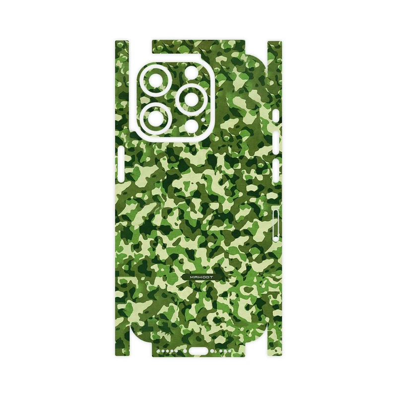 برچسب پوششی ماهوت مدل Army_Green-FullSkin مناسب برای گوشی موبایل اپل iPhone 15 Pro