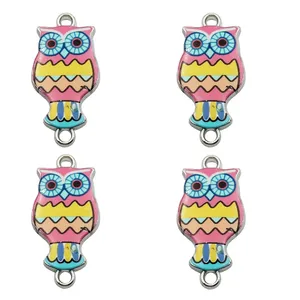 آویز دستبند دخترانه طرح جغد زیبا و با نمک کد 118 بسته 4 عددی