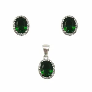 نیم ست نقره زنانه مدل ZOMOROD