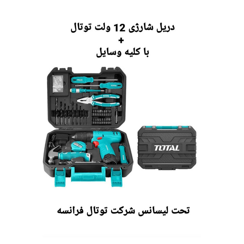 مجموعه 81 عددی ابزار توتال مدل TDLI12415