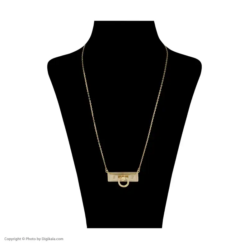 گردنبند طلا 18 عیار زنانه مایا ماهک مدل MM1285 طرح قفل تیفانی