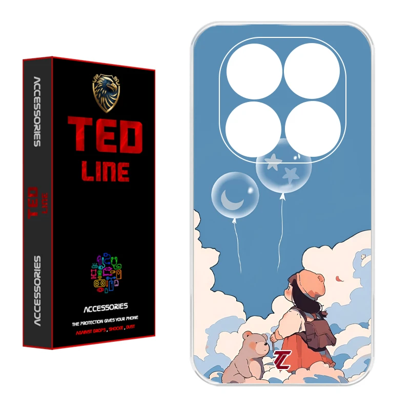 کاور تدلاین طرح دخترانه کد 1202 مناسب برای گوشی موبایل شیائومی Poco X7 / Redmi Note 14 Pro 4G